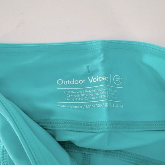 Outdoor Voices SplashKnit 5" UPF 50+ Short In Capri Size XS - Picture 7 of 10
